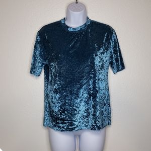 Velvet blue tshirt